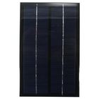5V 0.5W Epoxy Mini Solar Panels Black Color PET/ETFE Material Mono Solar Cell